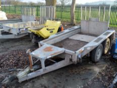 Ifor Williams 8ft x 4ft twin axle plant trailer S/N: 443477