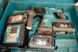 Makita 36v cordless SDS hammer drill c/w 2 batteries, charger & carry case A585949