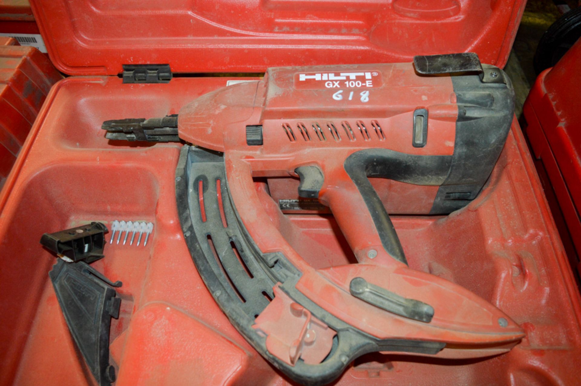 Hilti GX100 nail gun c/w carry case 001