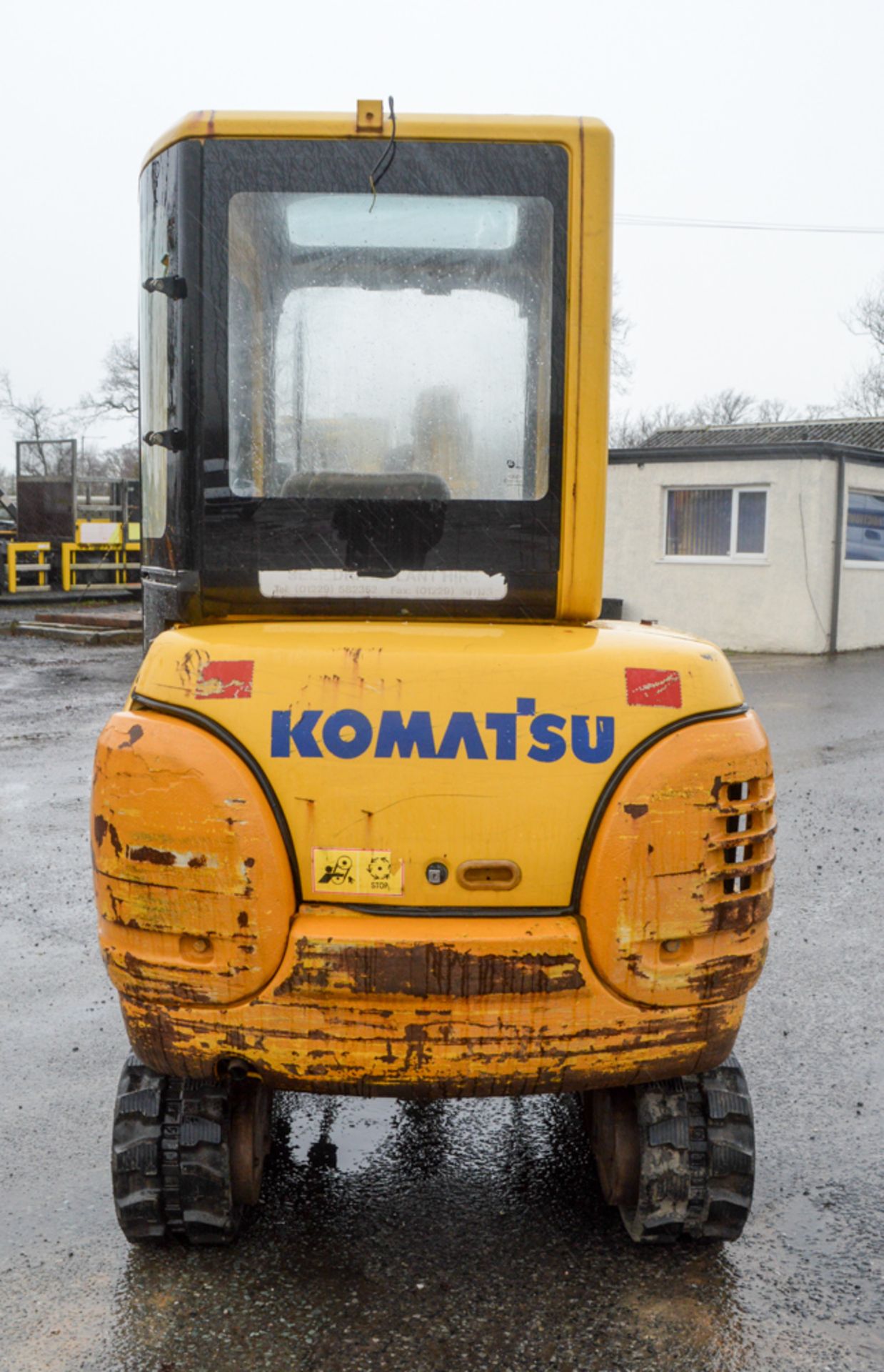 Komatsu PC20R 2.5 tonne rubber tracked mini excavator Year: 2004 S/N: 31719 Recorded Hours: 2941 - Image 6 of 11