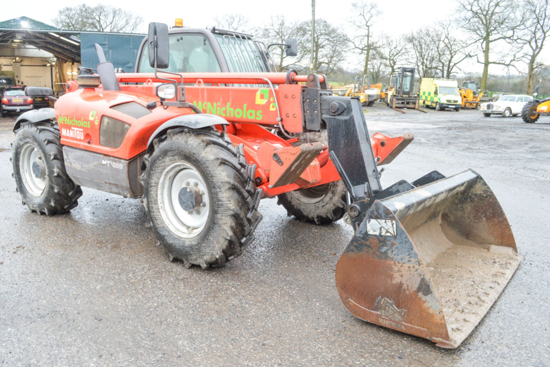 Manitou MT1030 10 metre telescopic handler Year: 2009 S/N: 259027 Recorded Hours: 5343 c/w turbo, - Image 4 of 14