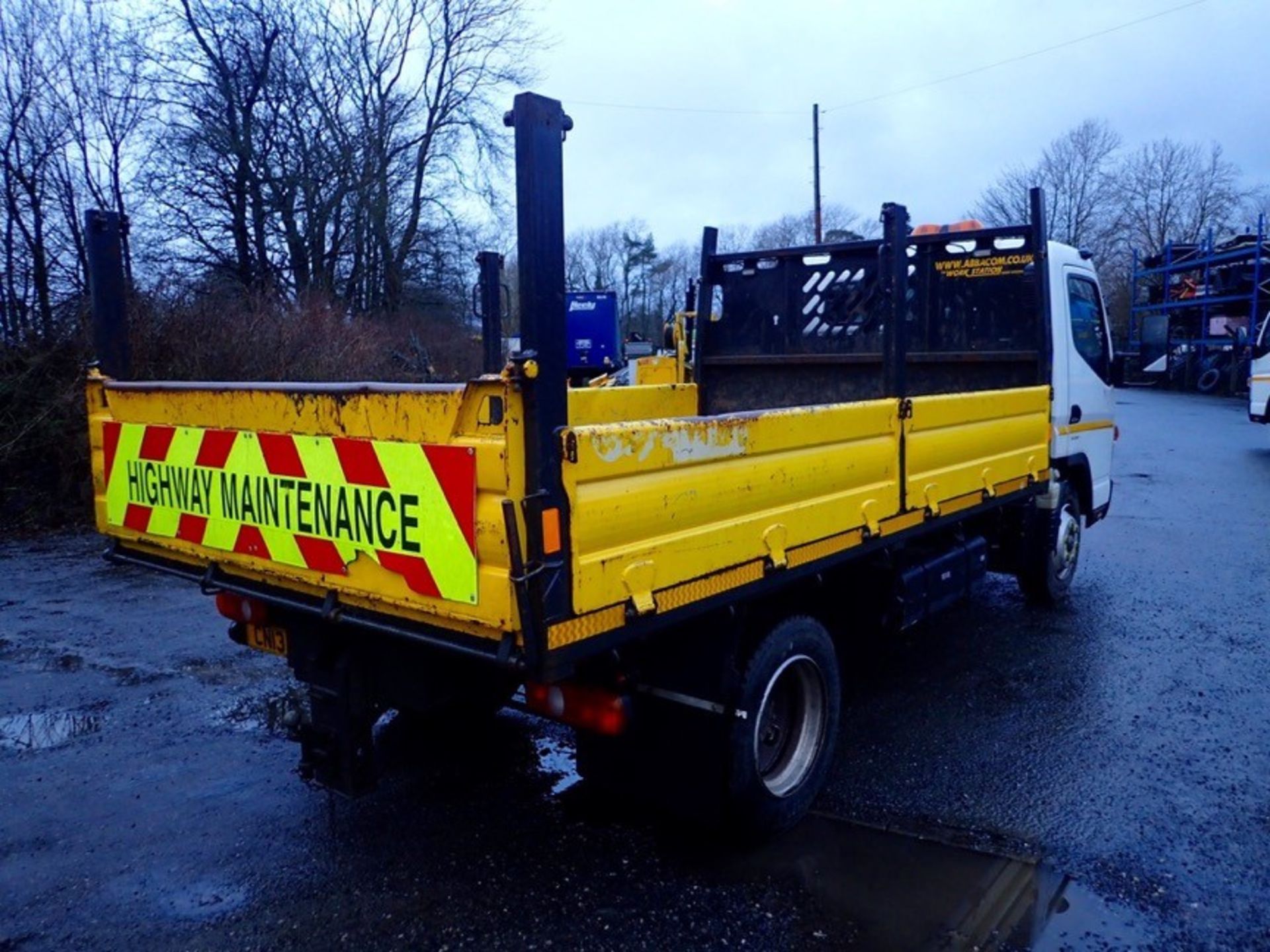 Mitsubishi Canter Fuso  7C15 34 7.5 tonne tipper lorry Registration Number: CN13 NRF Date of - Image 4 of 11