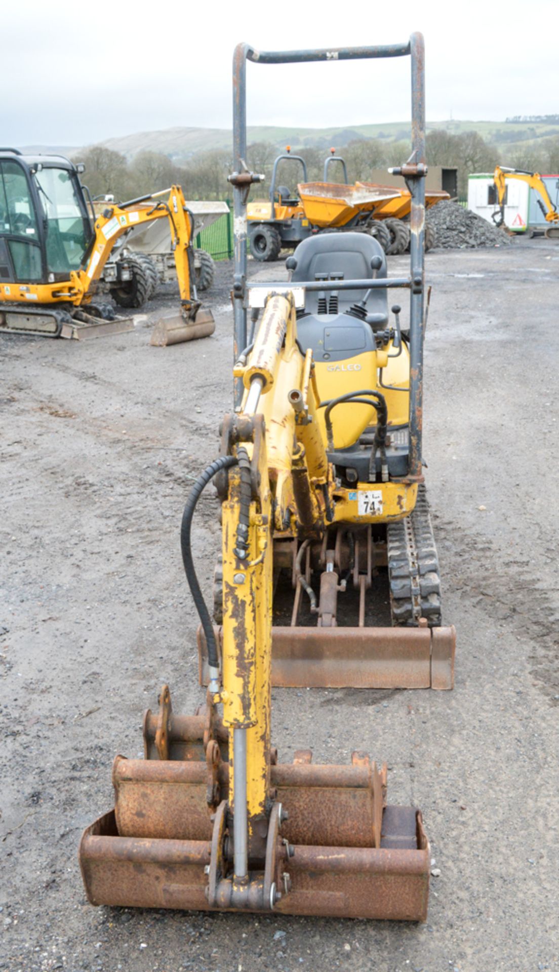 Komatsu PC09-1 Galeo 0.9 tonne rubber tracked micro excavator Year: S/N: 99671 Recorded Hours: - Image 5 of 11