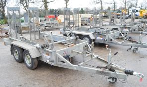 Indespension 8ft x 4ft digadoc twin axle plant trailer 618466