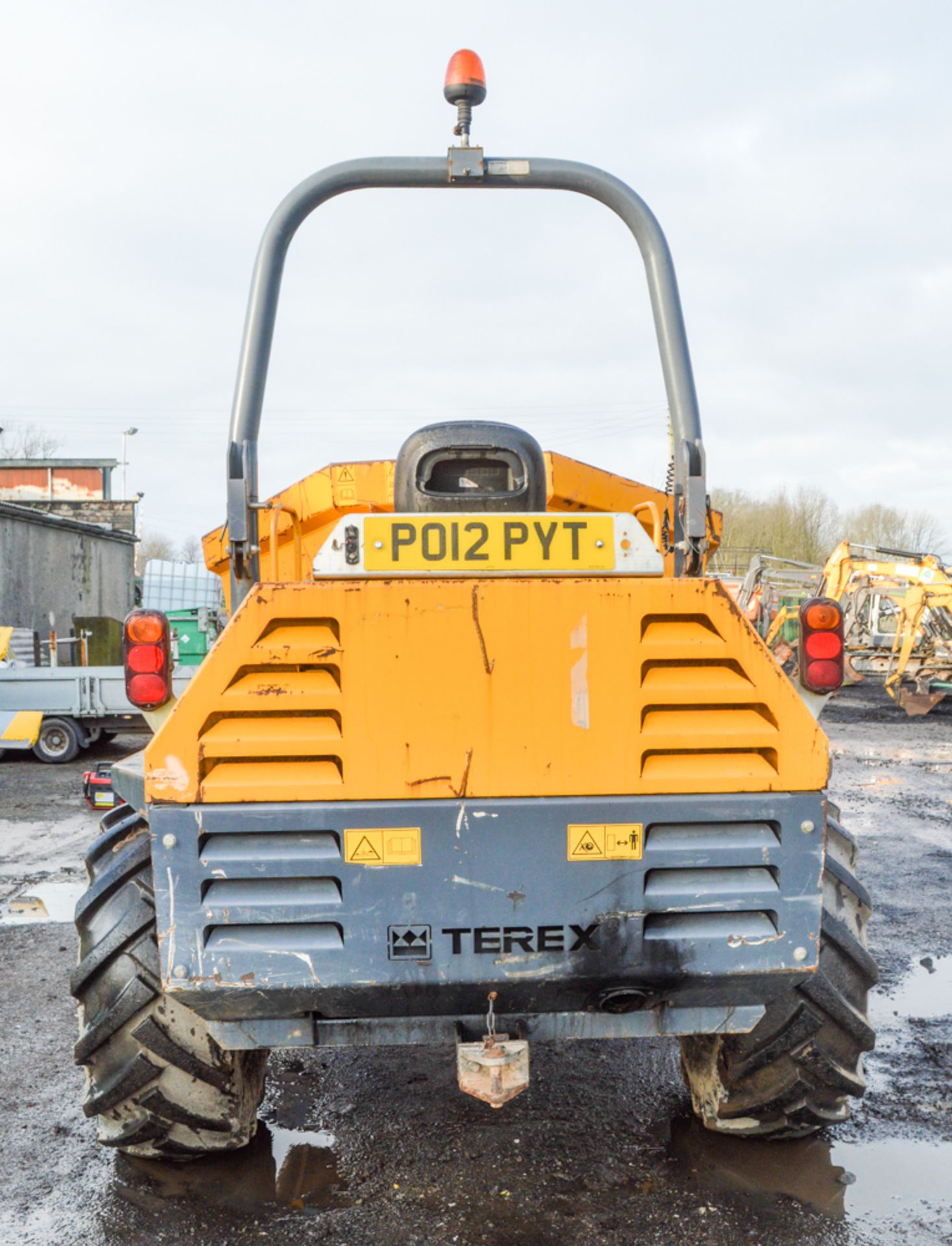 Benford Terex 6 tonne swivel skip dumper Year: 2012 S/N: EC7MT3493 Recorded Hours: 2001 PO12 PYT - Image 6 of 12