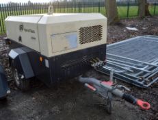 Ingersoll Rand 7/71 260cfm diesel driven fast tow mobile air compressor Year: 2011 S/N: 523084