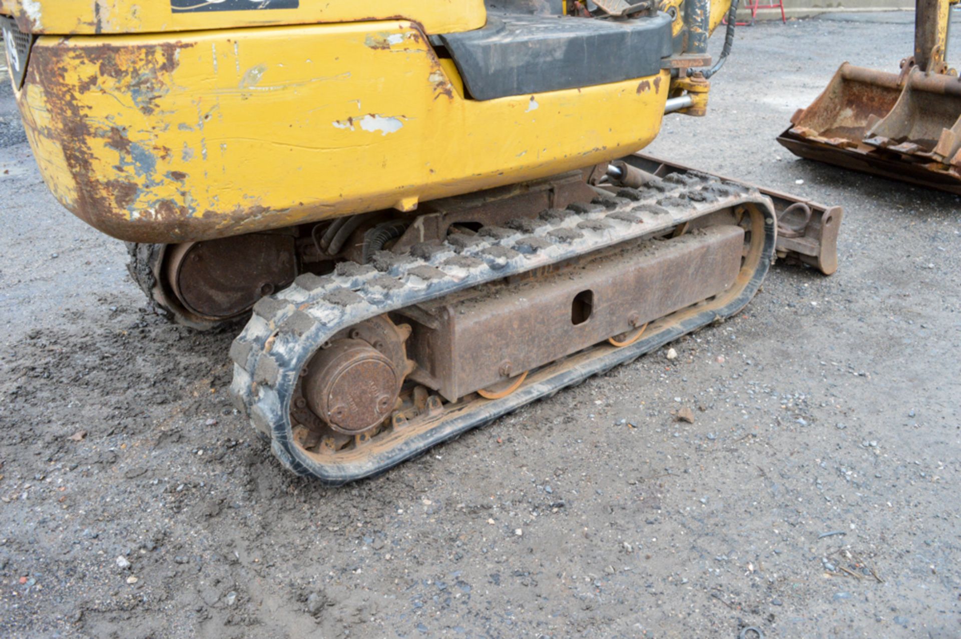 Komatsu PC09-1 Galeo 0.9 tonne rubber tracked micro excavator Year: S/N: 99671 Recorded Hours: - Image 7 of 11