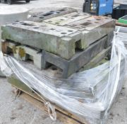 Pallet of fencing feet