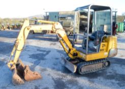 JCB 801.4 1.4 tonne rubber tracked mini excavator S/N: 200535 Recorded Hours: 5062 blade & 3
