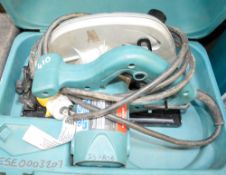 Makita 110v circular saw c/w carry case E0003207