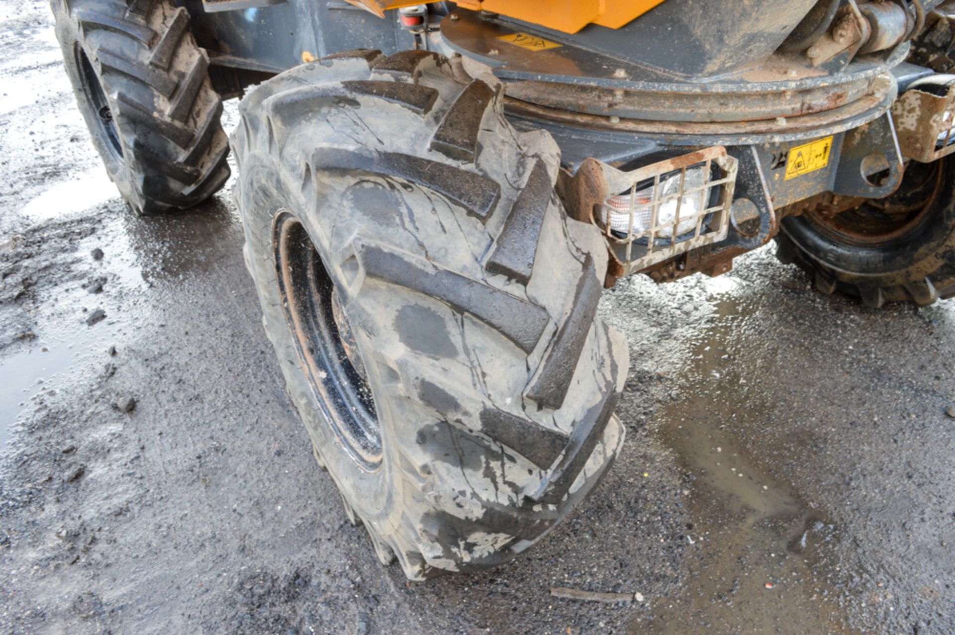 Benford Terex 6 tonne swivel skip dumper Year: 2012 S/N: EC7MT3493 Recorded Hours: 2001 PO12 PYT - Image 9 of 12