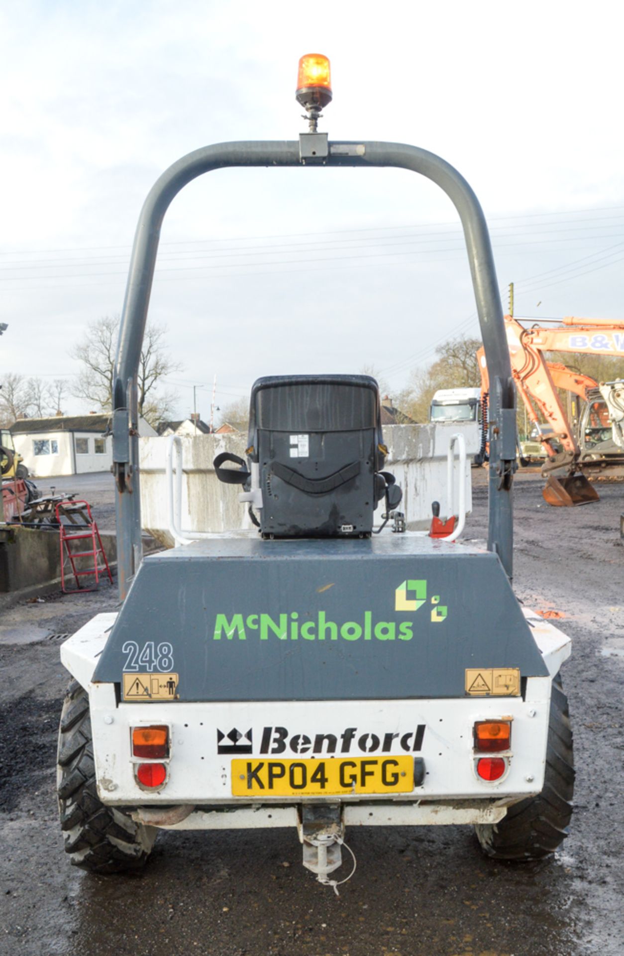 Benford Terex 3 tonne swivel skip dumper Year: 2004 S/N: E405AS140 Recorded Hours: Not displayed ( - Image 5 of 11