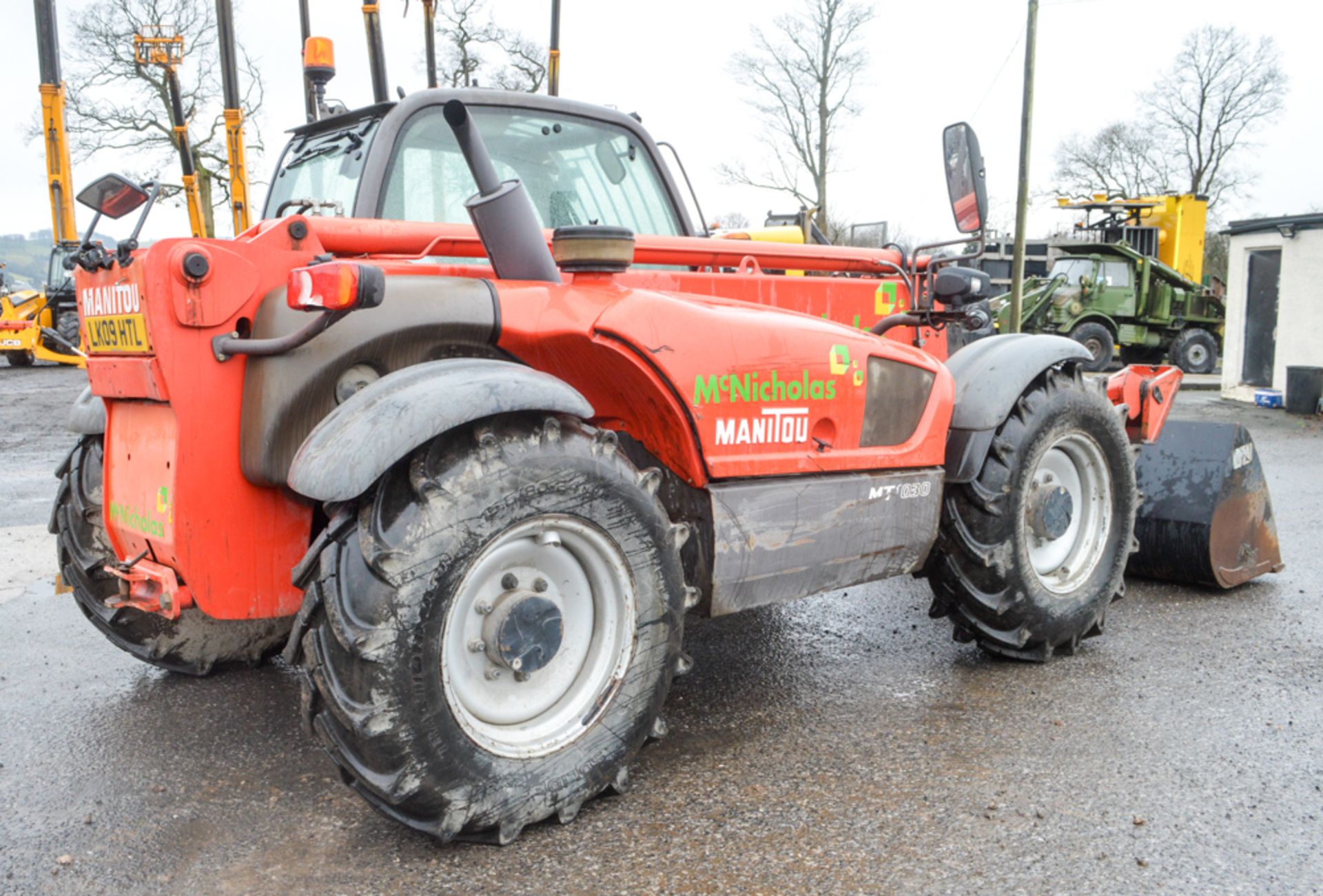 Manitou MT1030 10 metre telescopic handler Year: 2009 S/N: 259027 Recorded Hours: 5343 c/w turbo, - Image 3 of 14