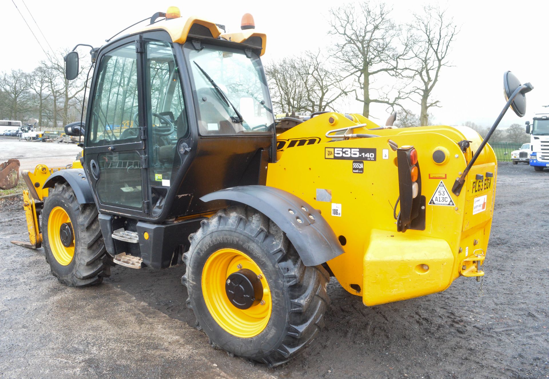 JCB 535-140 Hi-Viz T4i 14 metre telescopic handler Year: 2013 S/N: 2180197 Recorded Hours: 4130 c/ - Image 2 of 12