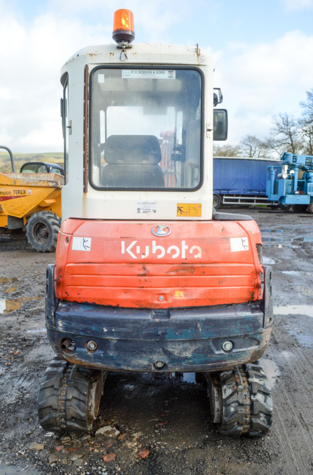 Kubota KX61-3 2.5 tonne rubber tracked mini excavator Year: 2010 S/N: 78227 Recorded Hours: 4460 - Image 6 of 11