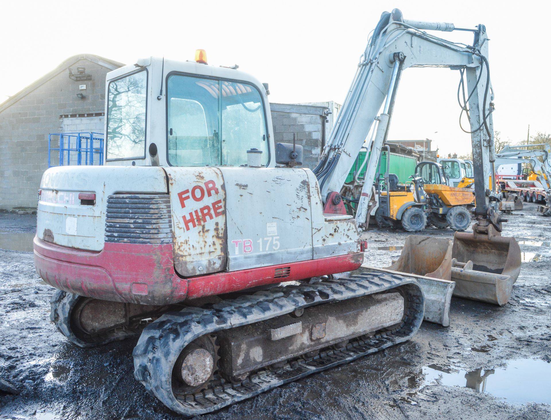 Takeuchi TB175 7.5 tonne rubber tracked excavator Year: 2005 S/N: 17513727 Recorded Hours: 7234 - Image 3 of 10