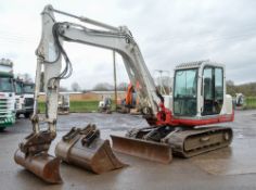 Takeuchi TB175 7.5 tonne rubber tracked excavator Year: 2010 S/N: 301483 Recorded Hours: 6418 blade,