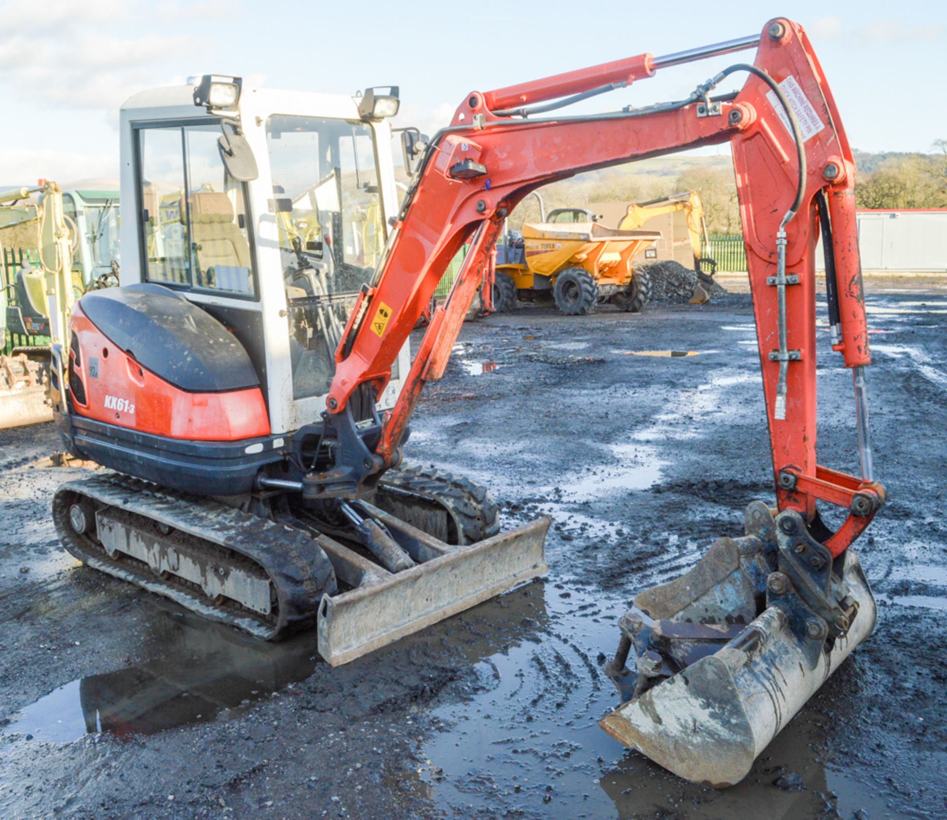 Kubota KX61-3 2.5 tonne rubber tracked mini excavator Year: 2010 S/N: 77938 Recorded Hours: 4610 - Image 4 of 11