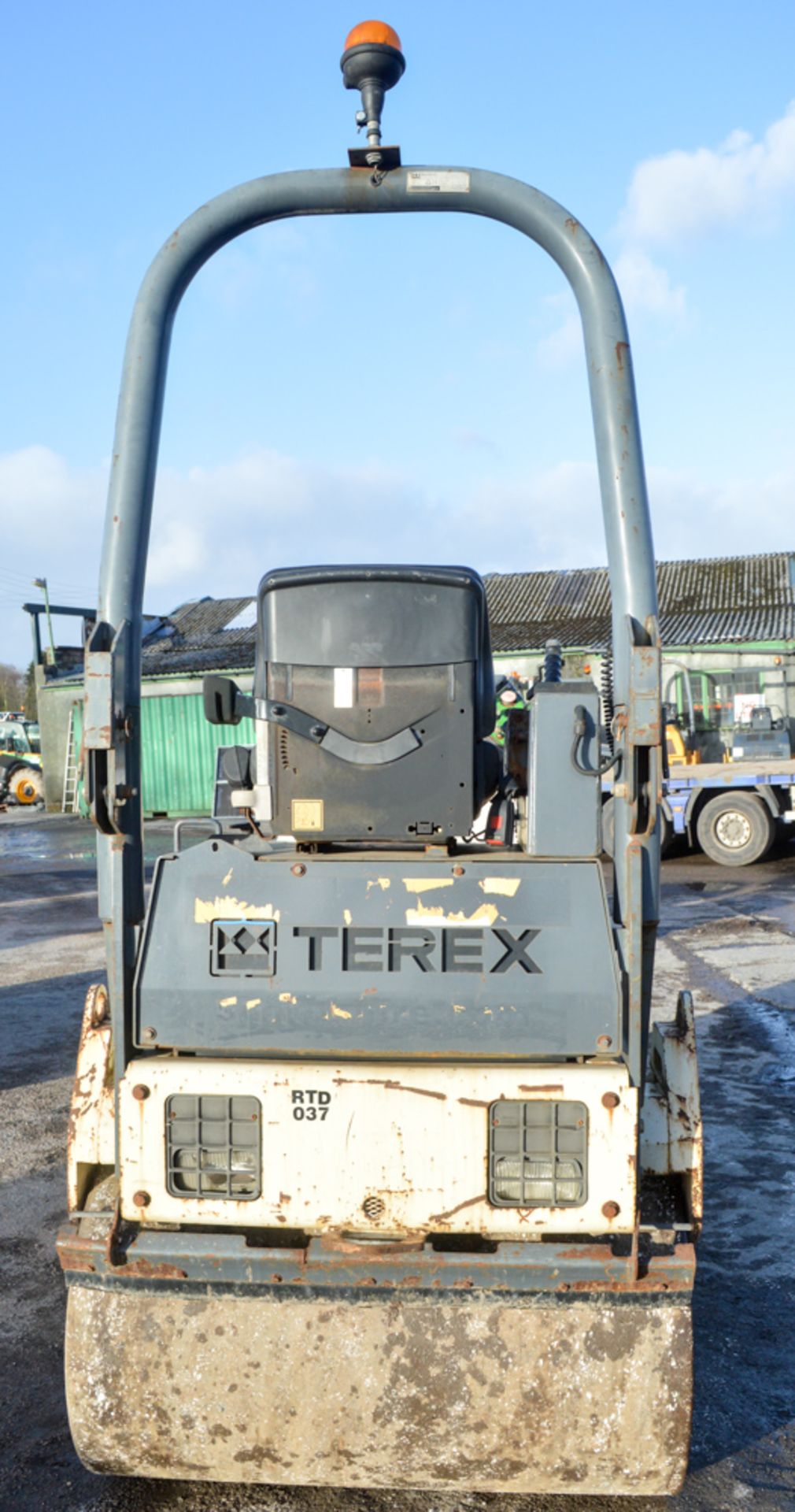 Benford Terex TV1200-1 double drum ride on roller Year: 2006 S/N: E610CD158 Recorded Hours: 1457 - Image 6 of 8