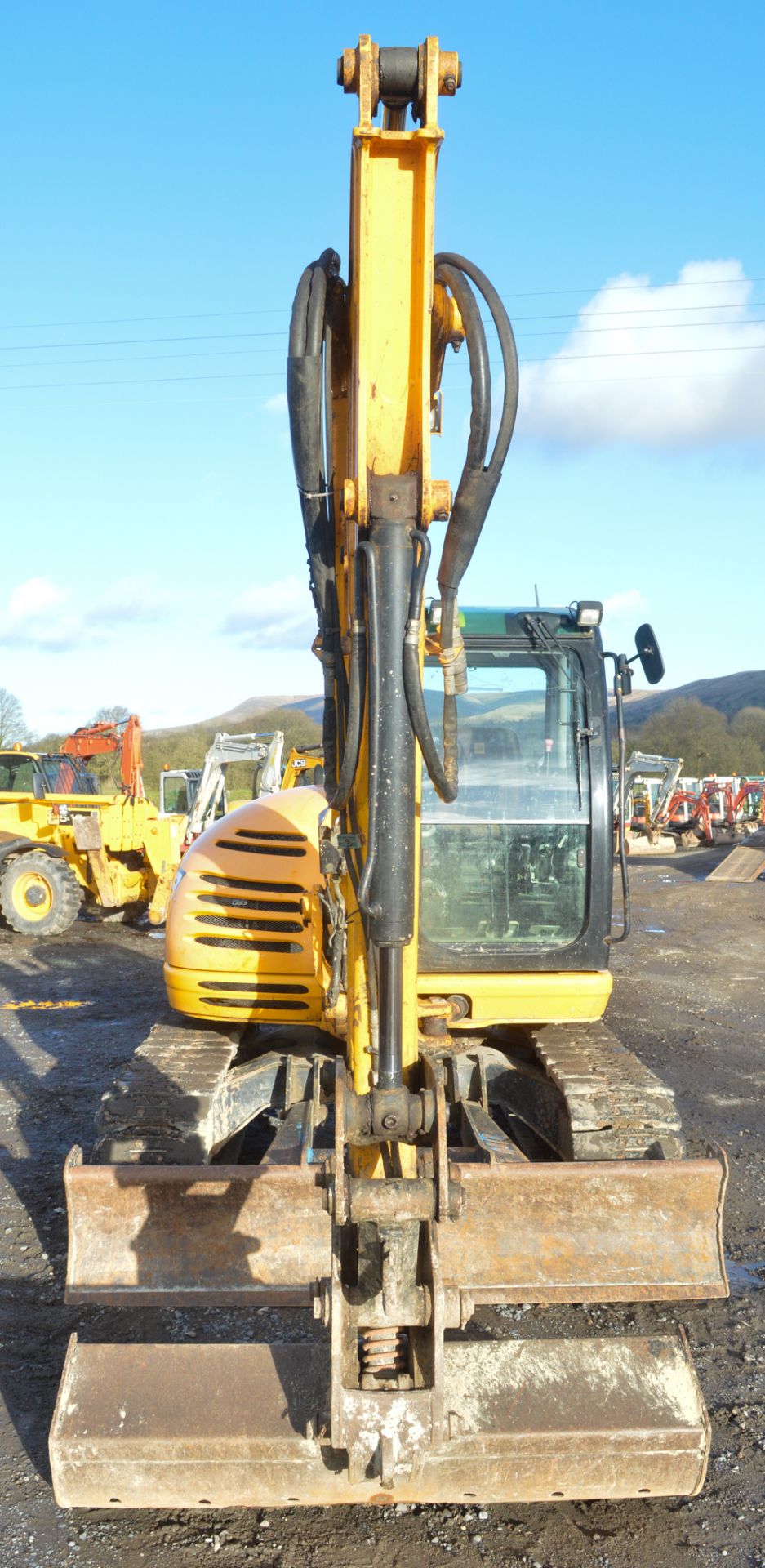 JCB 8085 ZTS Eco 8.5 tonne steel tracked/rubber pads excavator Year: 2011 S/N: 1071849 Recorded - Image 5 of 12