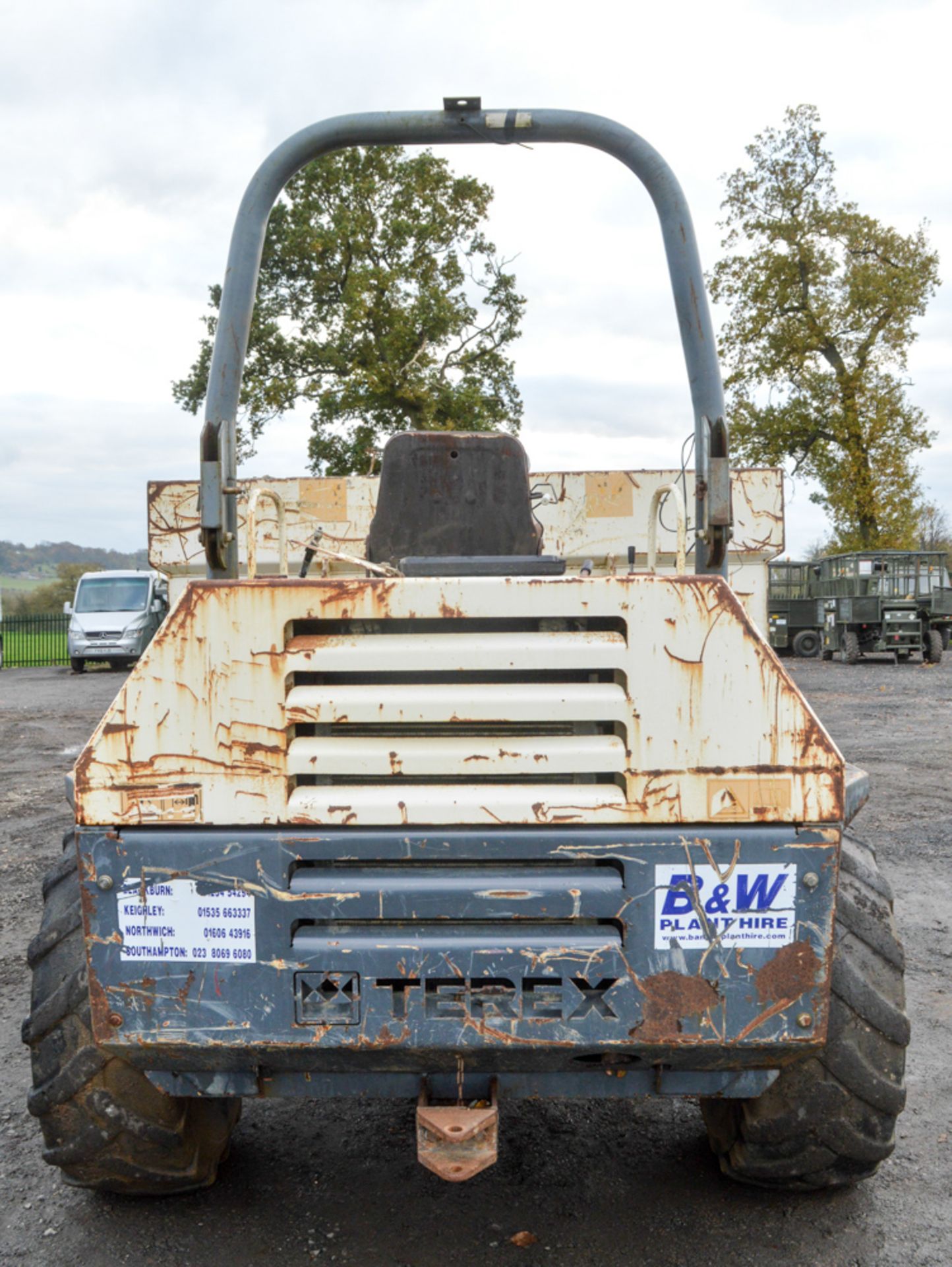 Benford Terex 6 tonne straight skip dumper Year: 2006 S/N: E602FJ029 Recorded Hours: Not - Image 6 of 12