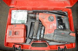 Hilti TE7-A 36v cordless SDS rotary hammer drill battery, charger & carry case