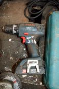 Bosch 18v cordless drill c/w battery A535814 **No charger**