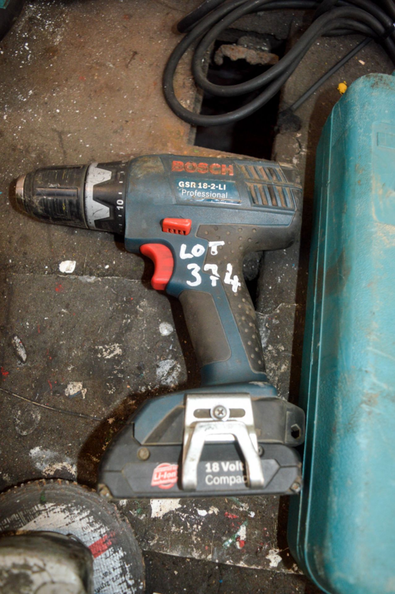 Bosch 18v cordless drill c/w battery A535814 **No charger**