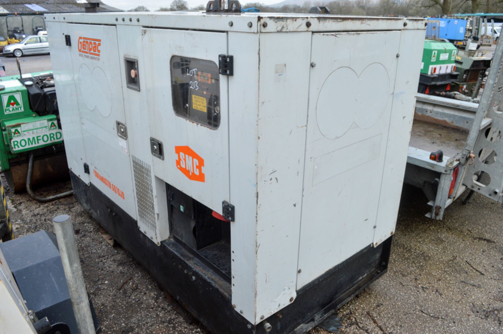 SMC GQ70 70 kva diesel driven generator Year: 2006 S/N: 65988 - Image 2 of 4