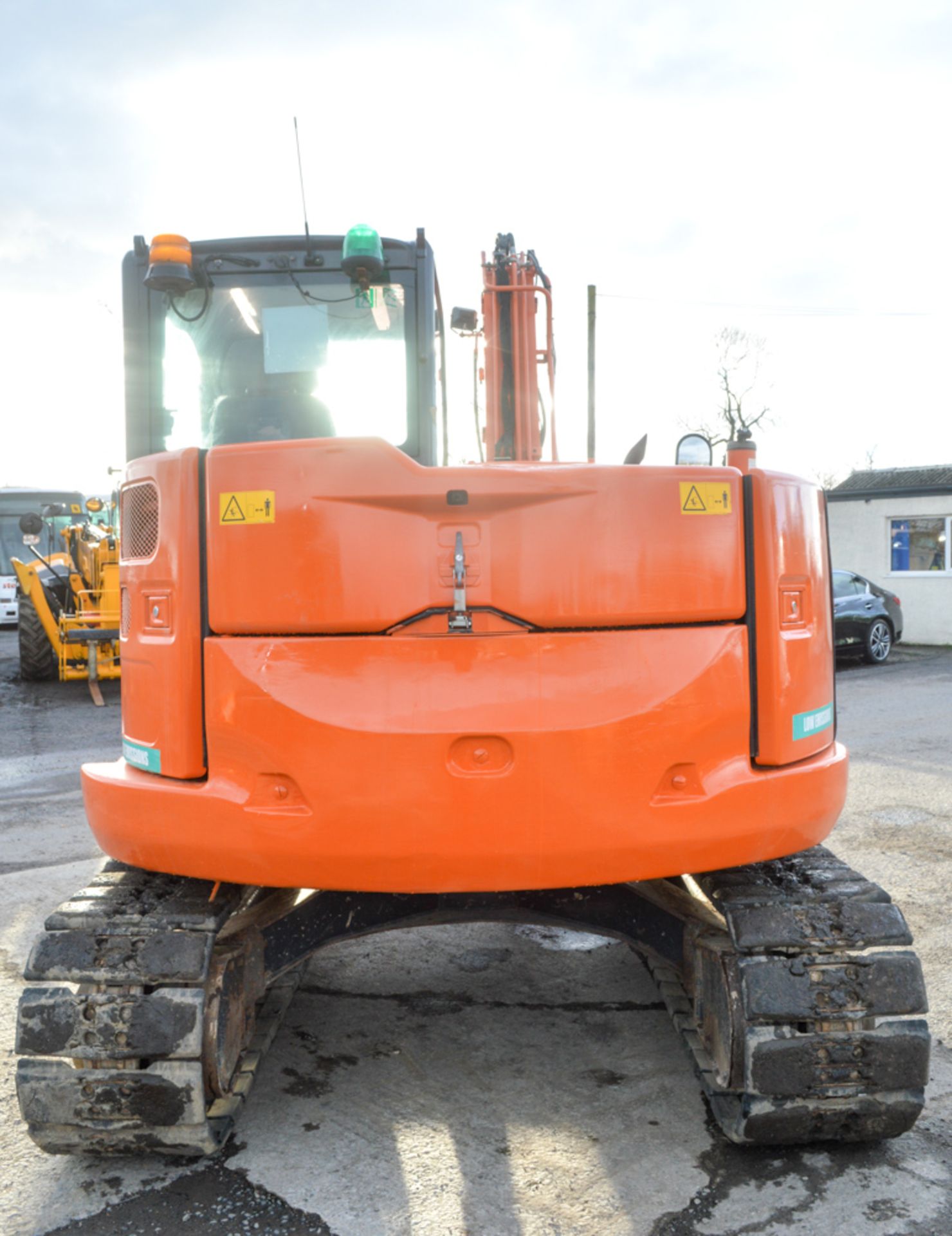 Hitachi 85USB-5A Zaxis 8.5 tonne steel tracked/rubber pad excavator Year: 2013 S/N: 100096 - Image 6 of 12