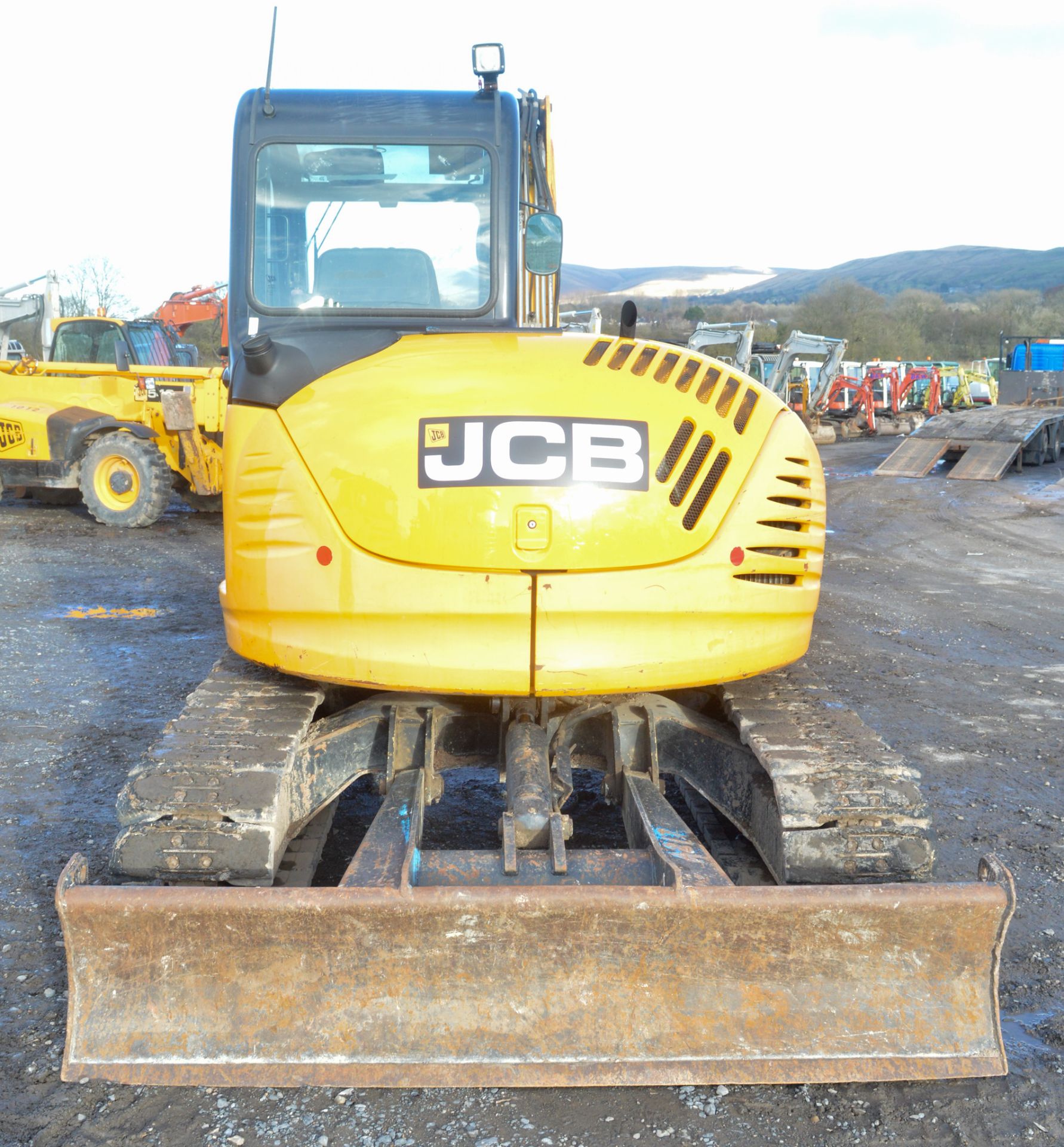 JCB 8085 ZTS Eco 8.5 tonne steel tracked/rubber pads excavator Year: 2011 S/N: 1071849 Recorded - Image 6 of 12