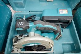 Makita 18v cordless circular saw c/w charger & carry case ** No Battery ** A623757