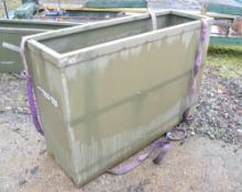 Ex MOD aluminium box Approximately 5ft wide x 3ft high