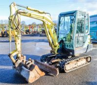 Yanmar B25V 2.5 tonne rubber tracked mini excavator Year: 2007 S/N: E204238 Recorded Hours: 4590