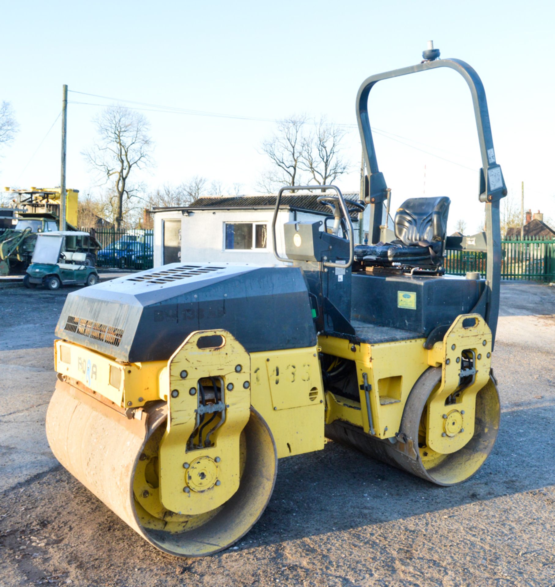 Bomag BW138AD double drum ride on roller Year: 2006 S/N: 42514 Recorded Hours: 1137 1433 ** Engine - Image 4 of 7