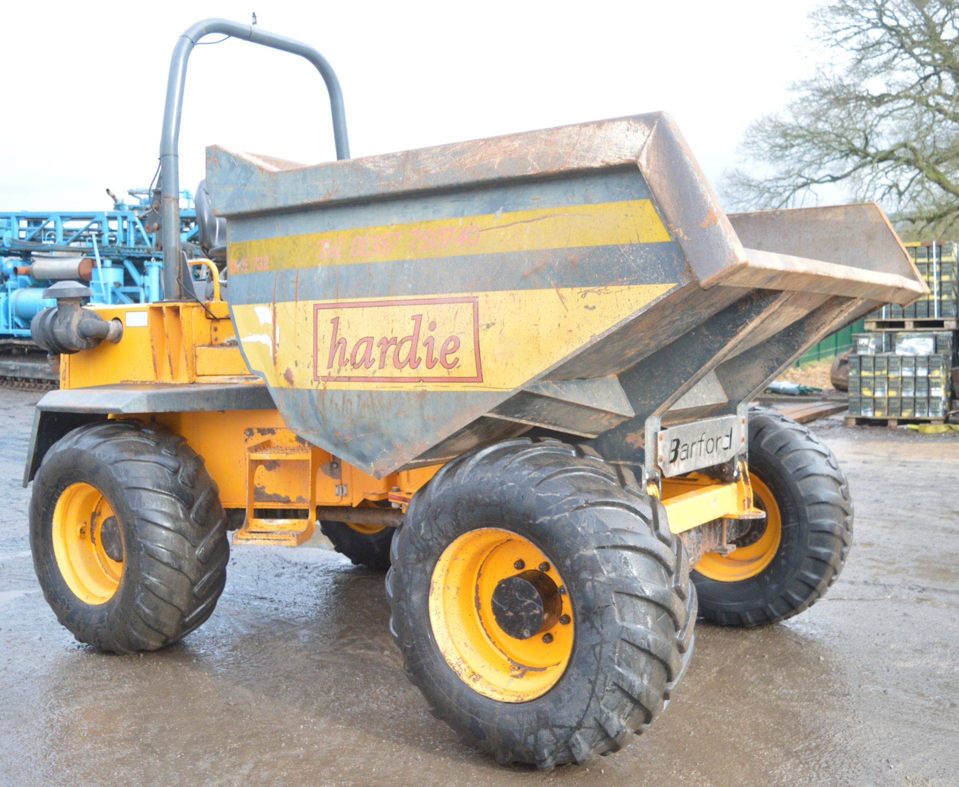 Barford SK10 10 tonne straight skip dumper  Year: 2007 S/N: VA0143 Recorded hours: 2865