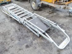 Zarges aluminium step ladder/podium A580430