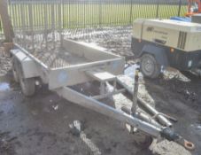 Indespension 8ft x 4 ft twin axle plant trailer A585912