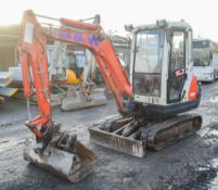 Kubota KX61-3 2.5 tonne rubber tracked mini excavator Year: 2010 S/N: 78234 Recorded Hours: 4696