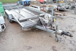 Bateson 16ft x 6ft 6 inch tilt bed car transporter trailer c/w winch S/N: SG42636