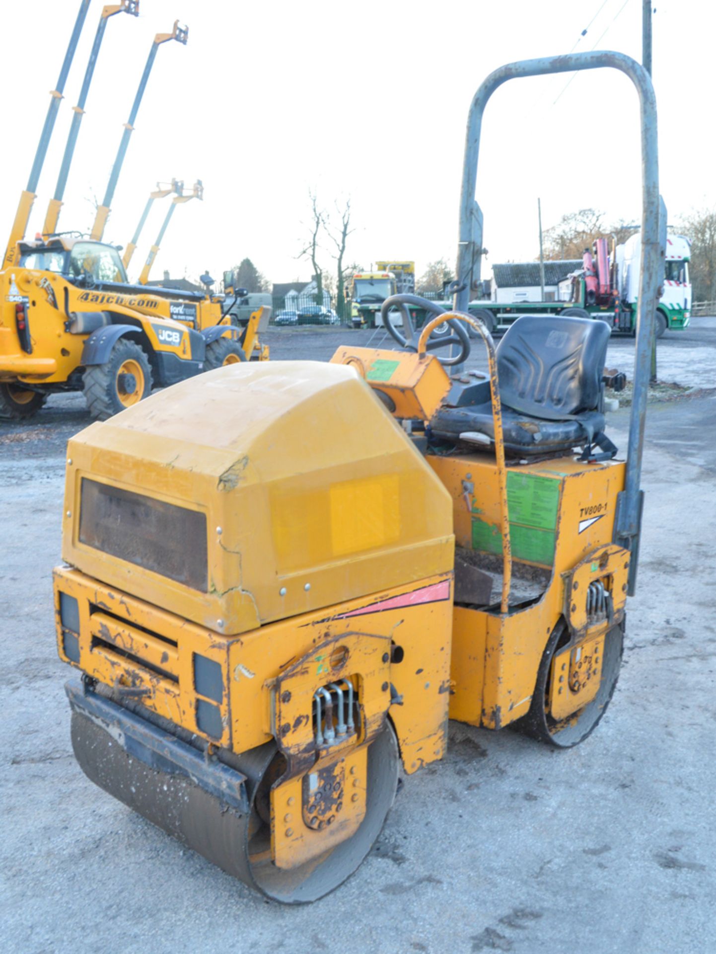 Benford Terex TV800-1 double drum ride on roller Year: 2004 S/N: E403HU058 Recorded Hours: Not