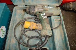 Makita 110v 1/2 inch drive impact wrench c/w carry case A578423