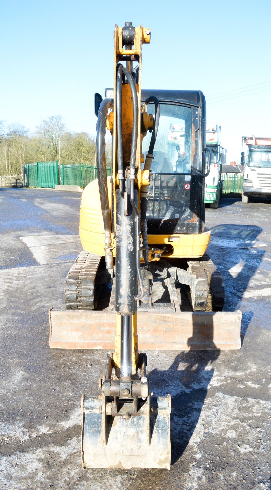JCB 8030 ZTS 3 tonne rubber tracked mini excavator Year: 2013 S/N: 21808 Recorded Hours: 2034 blade, - Image 5 of 12