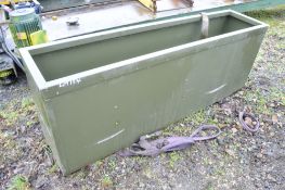 Ex MOD aluminium box Approximately 5ft wide x 3ft high