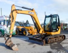 JCB 8085 ZTS Eco 8.5 tonne rubber tracked excavator Year: 2011 S/N: 1072344 Recorded Hours: 92387 (