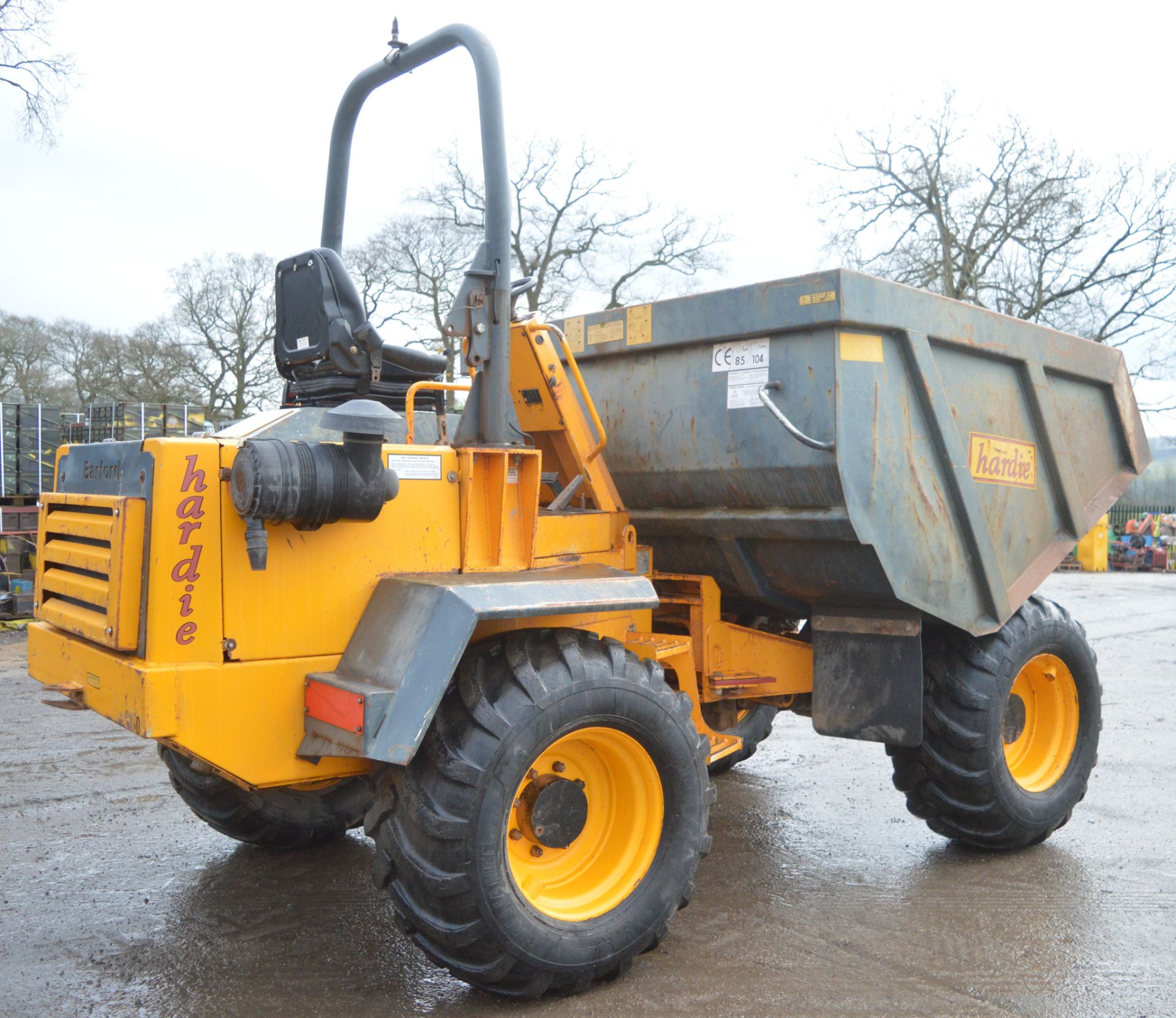 Barford SK10 10 tonne straight skip dumper  Year: 2008 S/N: D0339 Recorded hours: 2055 - Image 4 of 12