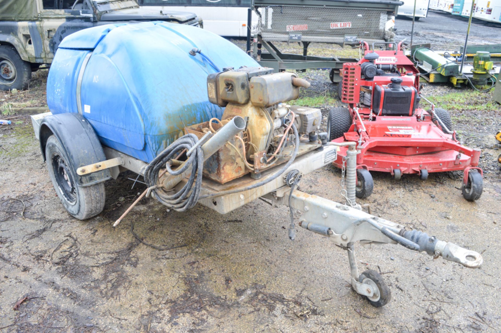 Western diesel driven pressure washer bowser S/N: 72833