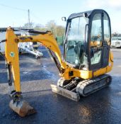 JCB 801.6 1.5 tonne rubber tracked mini excavator Year: 2012 S/N: 1795061 Recorded Hours: 1336