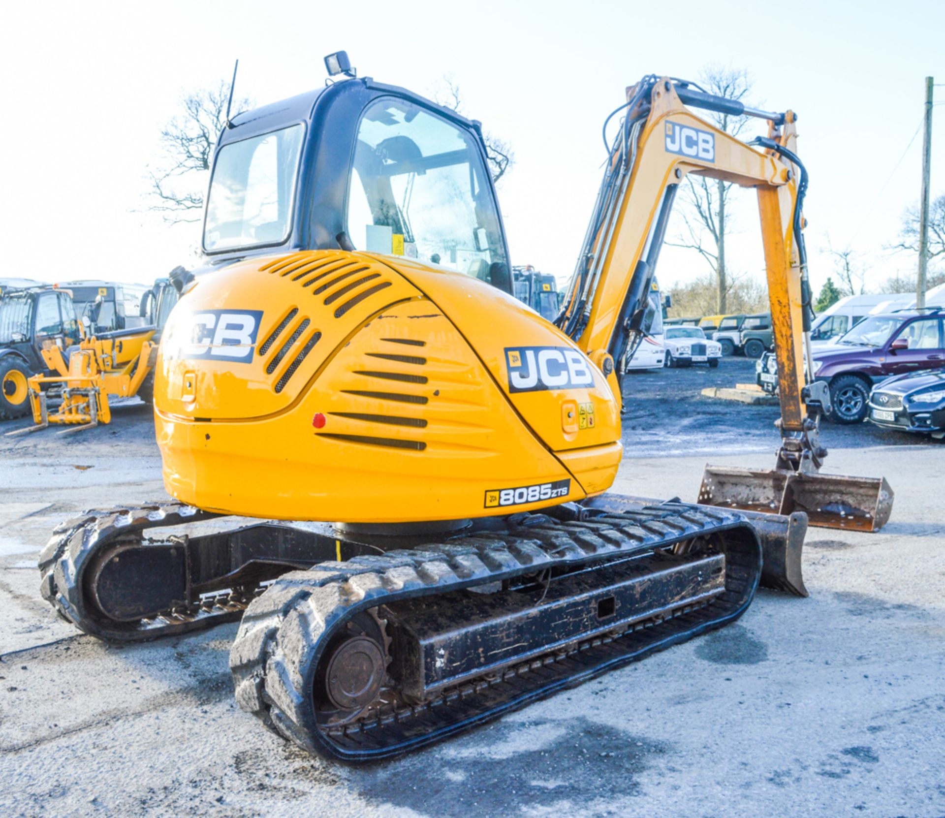JCB 8085 ZTS Eco 8.5 tonne rubber tracked excavator Year: 2011 S/N: 1072344 Recorded Hours: 92387 ( - Image 3 of 11