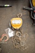 Morris 500kg chain block WTS71